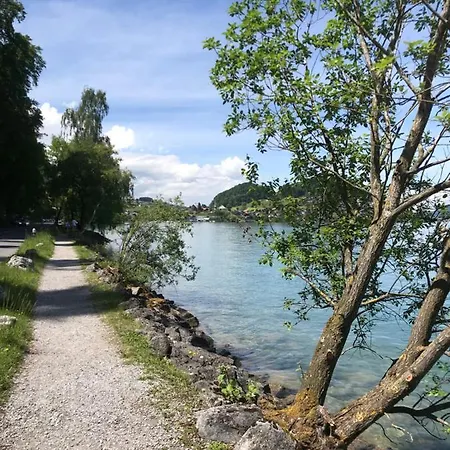 Moderne Mit Panoramablick Auf Thunersee 公寓