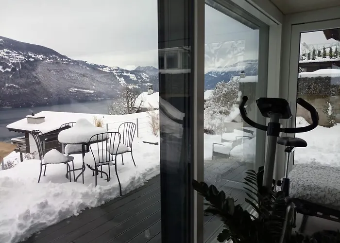 Moderne Mit Panoramablick Auf Thunersee Apartment *